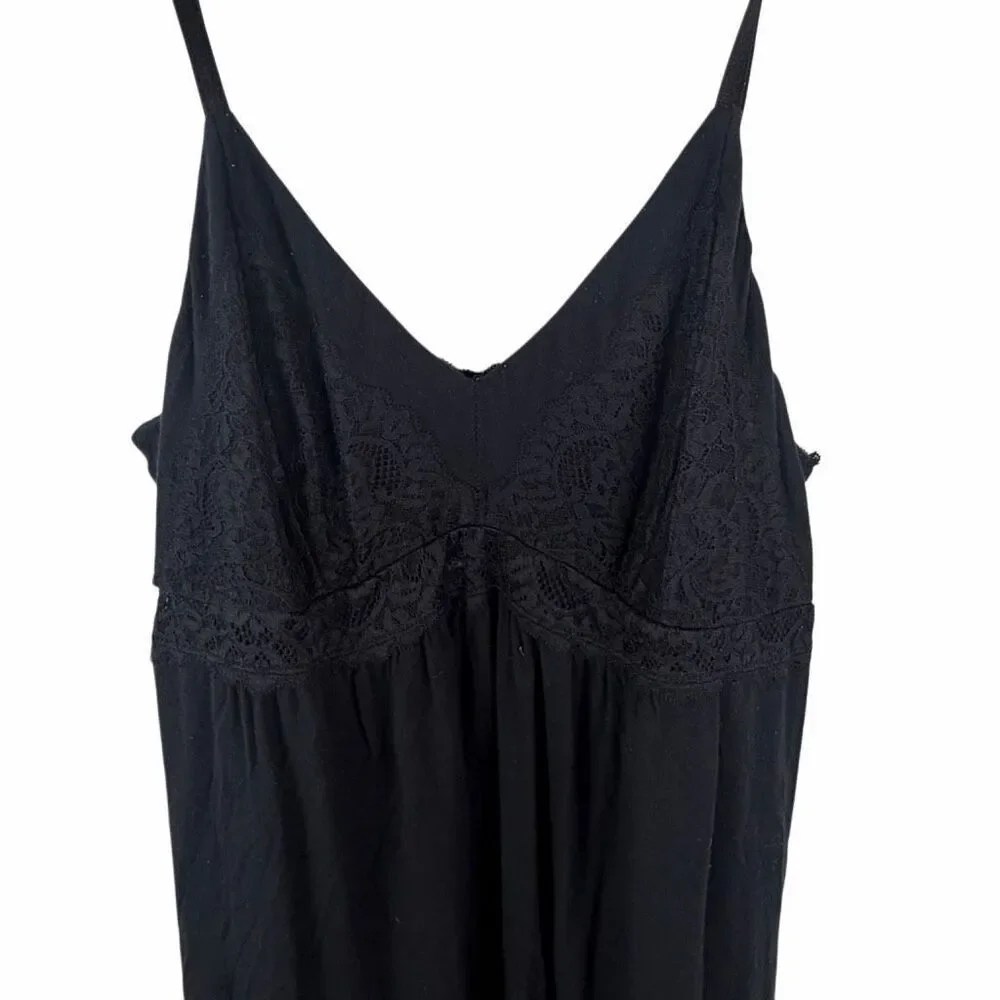 Soma black chemise night dress - size m